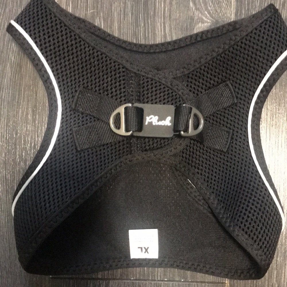 Plush air mesh step-in vest harness | dog | XL